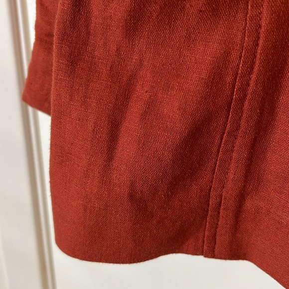 URBAN OUTFITTERS 🧡 Lightweight Lineny Blazer Jacket Sz S/P - Picture 7 of 7